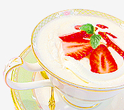 ストロベリークリームティー 河口湖木ノ花美術館 レストランカフェ オルソンさんのいちご